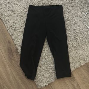 black capri cropped leggings pants
